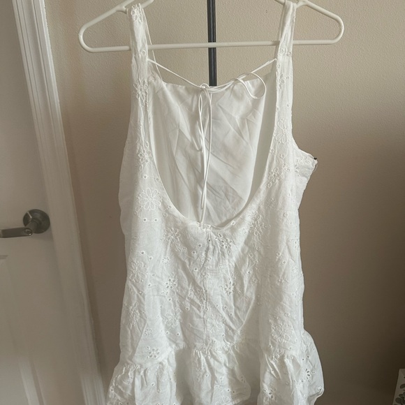 Forever 21 Ivory Eyelet Babydoll Dress/Swim Cover Up - Picture 2 of 10